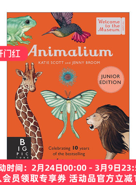 英文原版 Animalium Junior Edition 欢迎来到博物馆系列之动物博物馆 儿童版7-11岁 动物科普百科精装 英文版 进口英语原版书籍