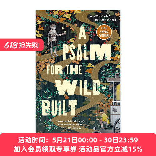 英文原版小说 僧人与机器人的禅意故事1 A Psalm for the Wild-Built 精装 英文版 进口英语原版书籍