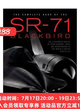 侦察机SR-71全集 英文原版 The Complete Book of the SR-71 飞机图解轮廓 机组人员和隐形飞机战机突破 科普百科精装 进口书籍