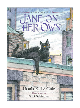 英文原版 Jane on Her Own 长翅膀的猫4 简的独自冒险 厄休拉勒古恩 英文版 进口英语原版书籍