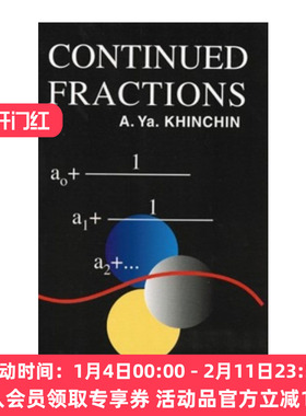 连分数 英文原版 Continued Fractions A. Ya. Khinchin 英文版 进口英语原版书籍