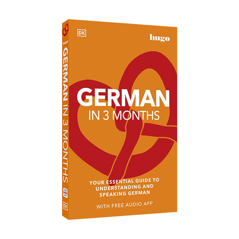 英文原版 German in 3 Months with Free Audio App 3个月德语速成带音频软件英文版进口英语原版书籍