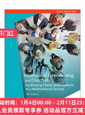 英文原版 Intentional Interviewing and Counseling 心理咨询的技巧和策略 意向性会谈和咨询 第9版 英文版 进口英语原版书籍