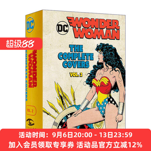 英文原版 DC Comics Wonder Woman The Complete Covers Vol.2 Mini Book DC漫画 神奇女侠漫画封面合集精装 珍藏迷你书 卷二
