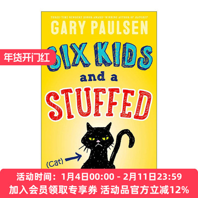 英文原版 Six Kids and a Stuffed Cat 暴风雨之后 盖瑞·伯森 英文版 进口英语原版书籍