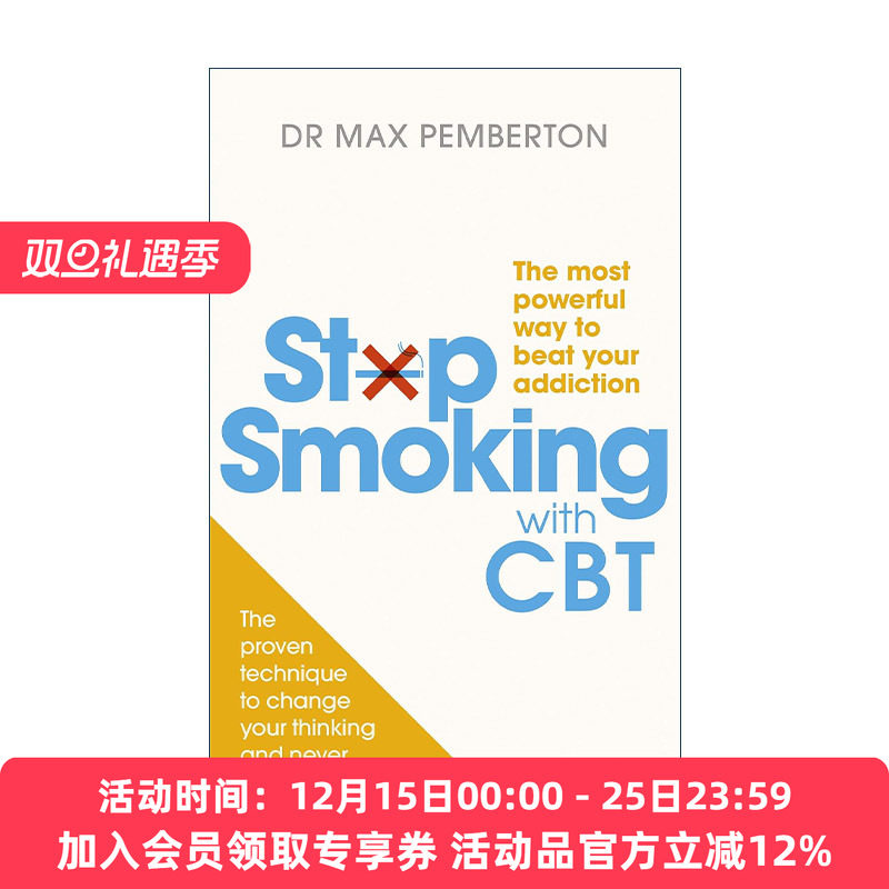 英文原版 Stop Smoking with CBT 认知行为疗法 CBT戒烟法 Max Pemberton 英文版 进口英语原版书籍
