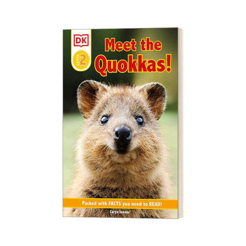 英文原版 DK Reader Level 2 Meet the Quokkas! DK分级读物L2 遇见短尾矮袋鼠! 英文版 进口英语原版书籍