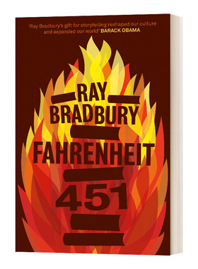 华氏451度 英文原版 Fahrenheit 451 英文版 反乌托邦小说 进口英语原版书籍 可搭美丽新世界 我们 呼吸 时间边缘的女人使女的故事