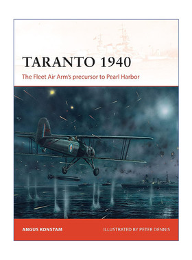 二战英军1940塔兰托袭击战 英文原版 Taranto 1940 战争历史系列 英文版 进口英语原版书籍