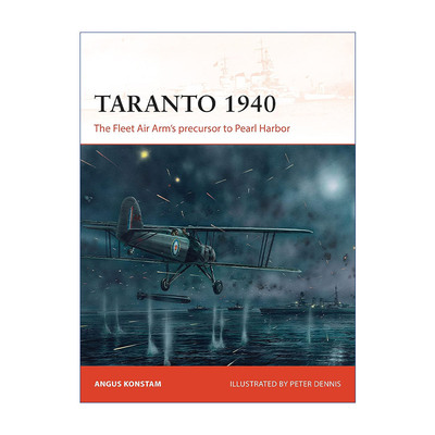 二战英军1940塔兰托袭击战 英文原版 Taranto 1940 战争历史系列 英文版 进口英语原版书籍