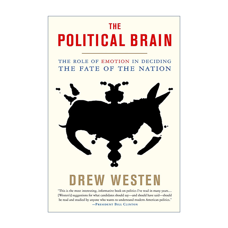 英文原版 The Political Brain 政治头脑 政治心理学 英文版 进口英语原版书籍