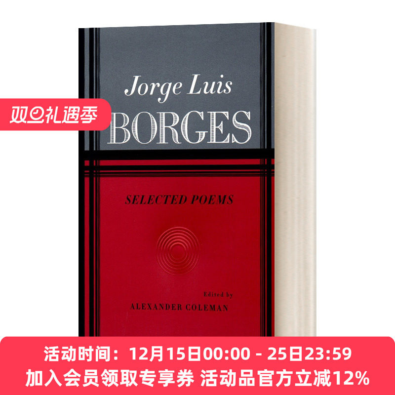 英文原版 Borges Selected Poems 博尔赫斯诗选 英文版 进口英语原版书籍