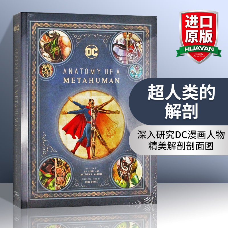 深入研究DC漫画人物超人类的解剖