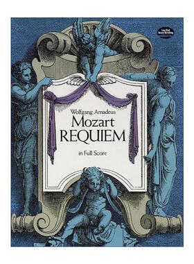 英文原版 Requiem in Full Score 莫扎特安魂曲全谱 英文版 进口英语原版书籍