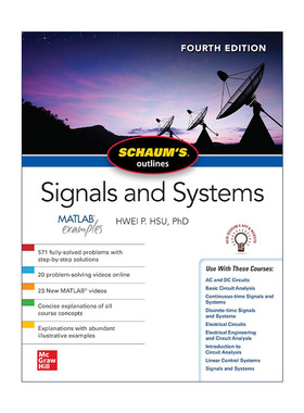 英文原版 Schaum's Outline of Signals and Systems 全美经典学习指导系列 信号与系统 第4版 英文版 进口英语原版书籍
