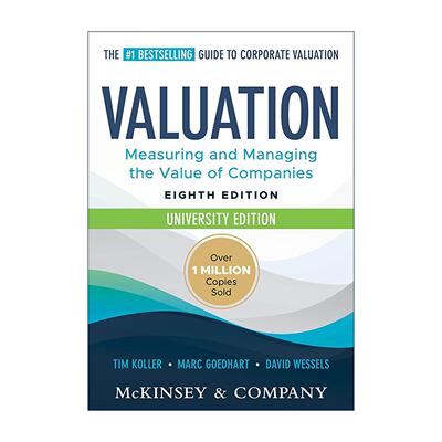 英文原版 Valuation 价值评估 公司价值的衡量与管理 第8版 英文版 进口英语原版书籍