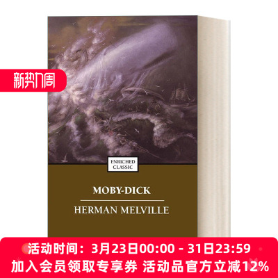 白鲸 英文原版 Moby-Dick  Enriched Classics系列 英文版 进口英语原版书籍