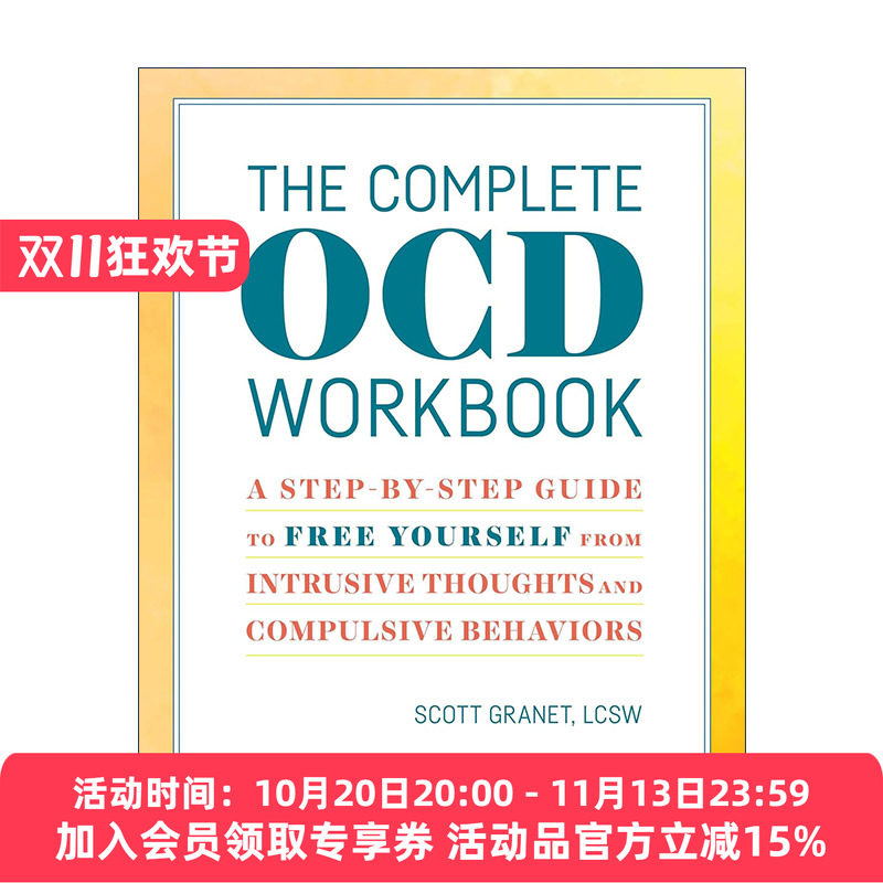 英文原版 The Complete OCD Workbook 强迫症手册全集 一步步摆脱侵入性思维和强迫行为 英文版 进口英语原版书籍