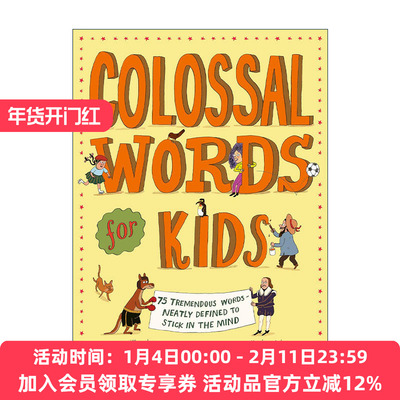 英文原版 Colossal Words for Kids 读诗学词汇 儿童诗歌 彩色幽默插图 英文版 进口英语原版书籍