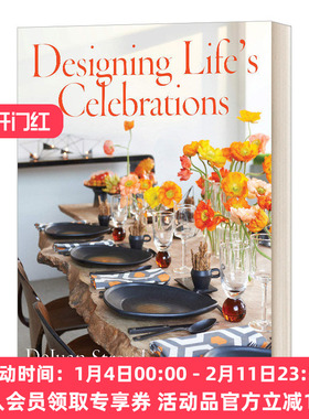 英文原版 Designing Life's Celebrations 家庭聚会策划与花艺设计布置 精装 英文版 进口英语原版书籍
