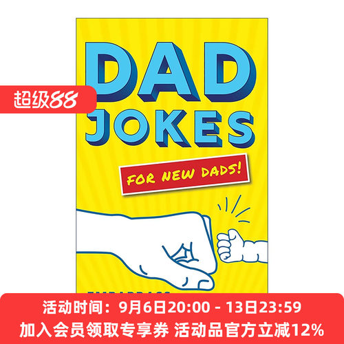 英文原版 Dad Jokes for New Dads 新手爸爸笑话书 双关语 谐音梗 冷笑话集 Jimmy Niro 英文版 进口英语原版书籍