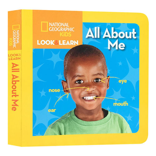 美国国家地理看与学系列 关于身体部位 英文原版 National Geographic Kids Look and Learn All About Me 儿童英语百科书