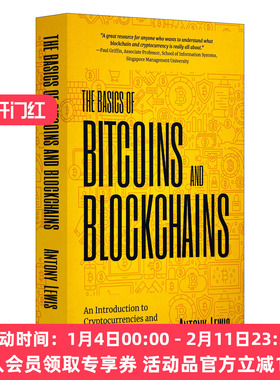 英文原版 Basics of Bitcoins and Blockchains 比特币和区块链的基础知识 加密货币及其技术的简介 英文版 进口英语原版书籍