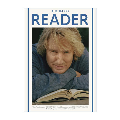 英文原版 The Happy Reader 13 快乐读者杂志第13期 封面人物欧文·威尔逊 午夜巴黎主演 英文版 进口英语原版书籍