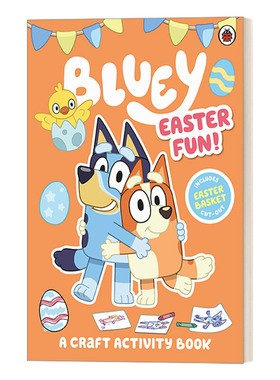 英文原版 Bluey Easter Fun Activity 小蓝狗布鲁里 复活节趣味活动书 绘本 英文版 进口英语原版书籍