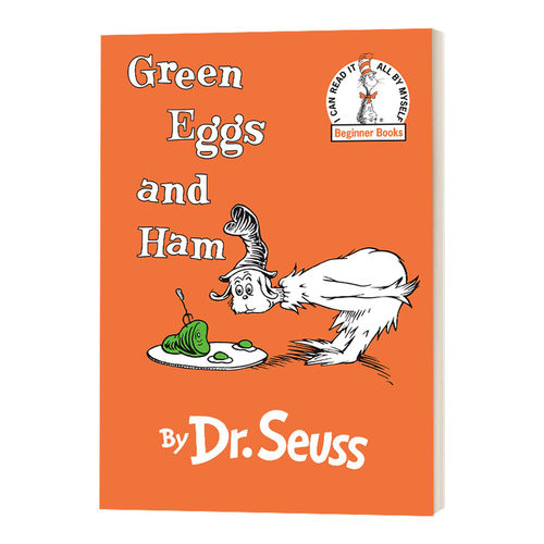 绿鸡蛋和火腿 英文原版 Green Eggs and Ham 苏斯博士精装绘本 Dr Seuss 廖彩杏书单 英文版 进口英语原版书籍