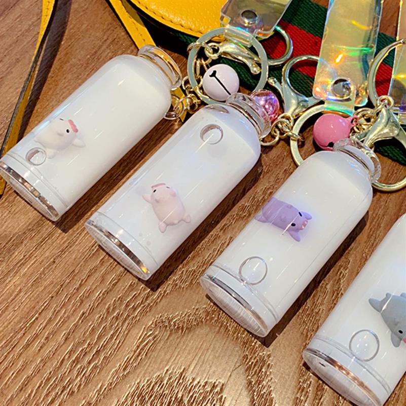 Popularity Ouch Key Chain tassels Floating Glass milk surfing Pendant Cream bottle Trendin the Festive supplies/Gift , Gift ideas , Keychain  category - from Buy2taobao.com to provide professional Taobao agent buy service