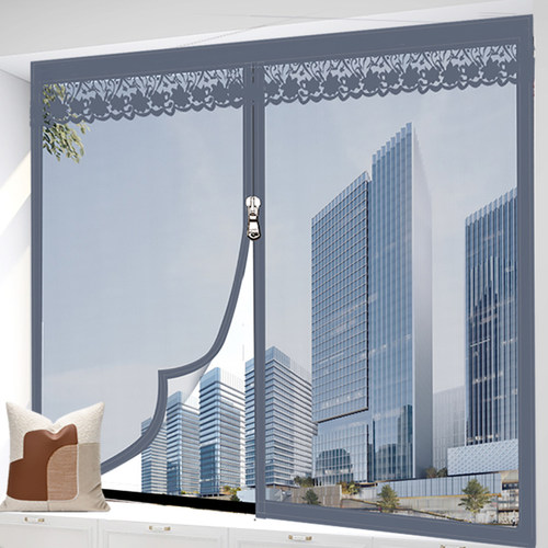 加密金刚网拉链纱窗可定制加宽边