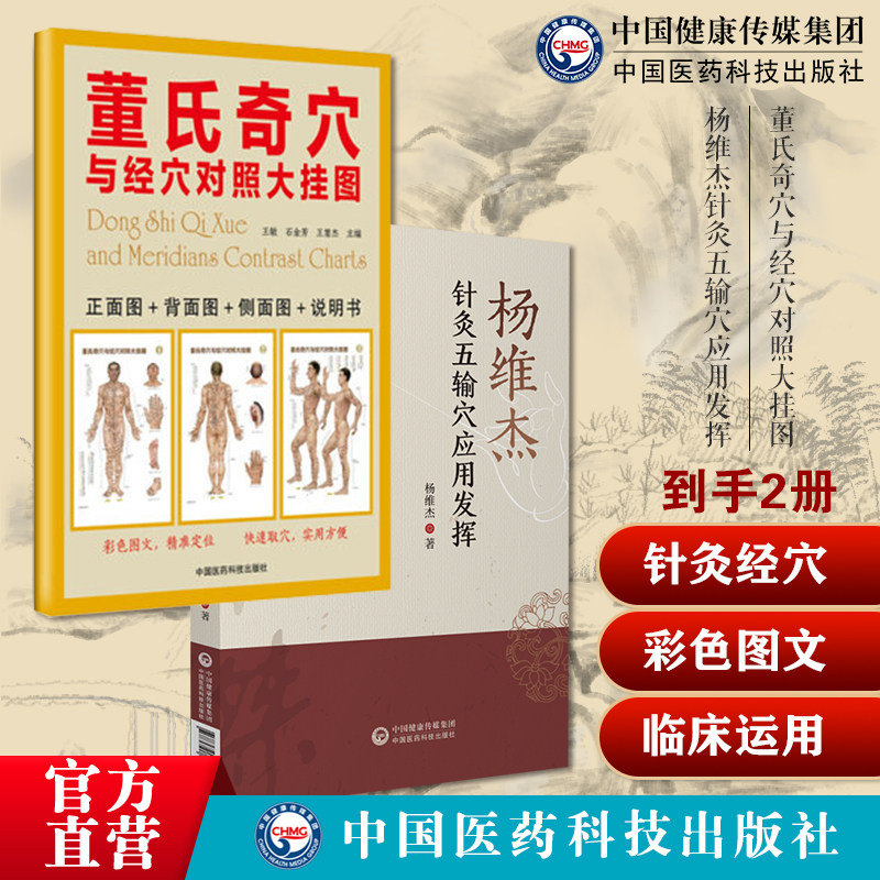 董氏奇穴与经穴对照大挂图杨维杰师董景昌董氏奇穴人体经络正经新穴位杨维杰针灸五输穴应用发挥董氏正经奇穴奇针灸学原理实用手册