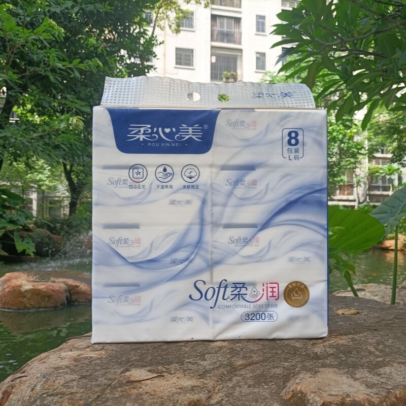 2提价格旺发柔心美柔润抽纸