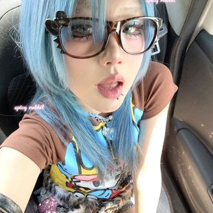 kitty古早y2k豹纹眼镜框可爱素颜ins复古非主流百搭无镜片圆形