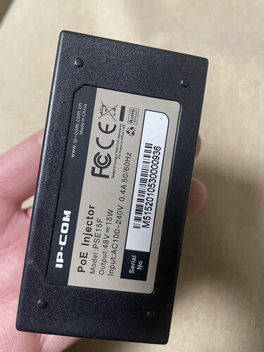 IPCOM，POE电源48v，带梅花电源线