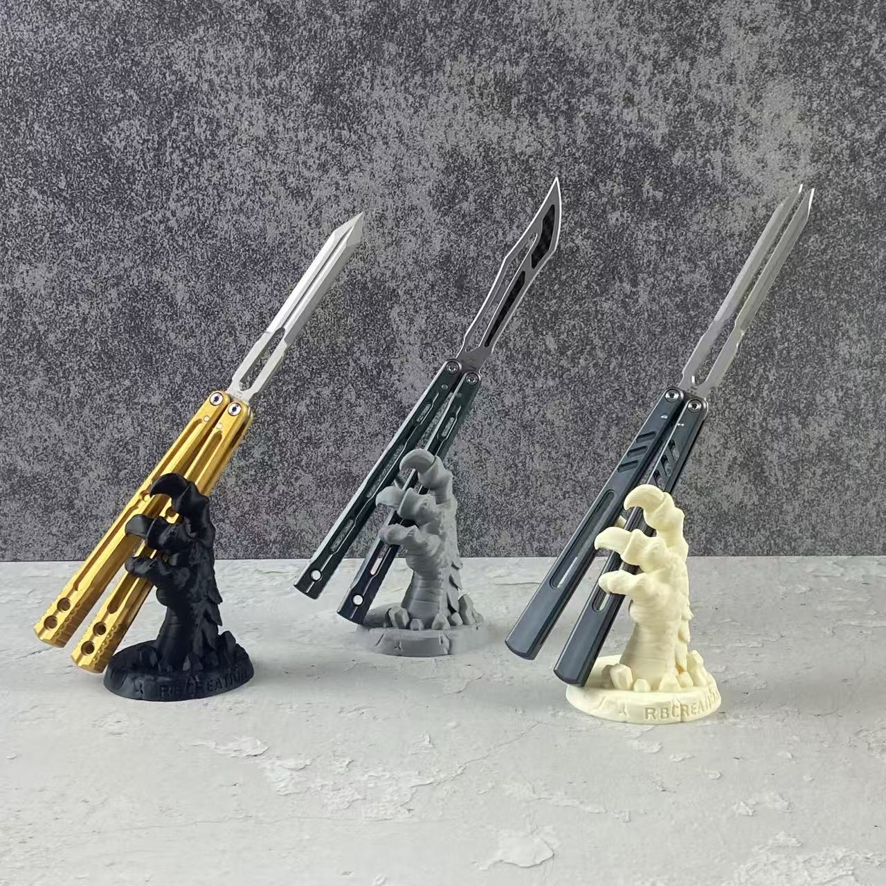 班输龙爪蝴蝶刀架刀座88系列专用