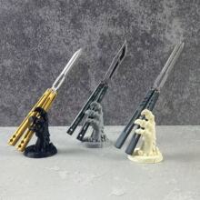 班输造物刀台3D打印8803龙爪刀座8801刀架蝴蝶刀专用8802刀展架