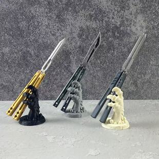 班输造物刀台3D打印8803龙爪刀座8801刀架蝴蝶刀专用8802刀展架