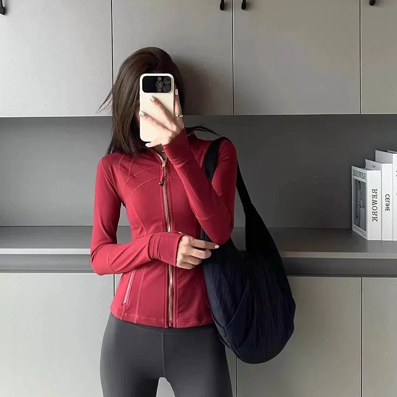 lulu同款春秋瑜伽服女Defina收腰上衣运动夹克防晒衣健身外套,运动/瑜伽/健身/球迷用品,瑜伽外套,淘宝优惠券,粉丝福利购,淘宝优惠卷