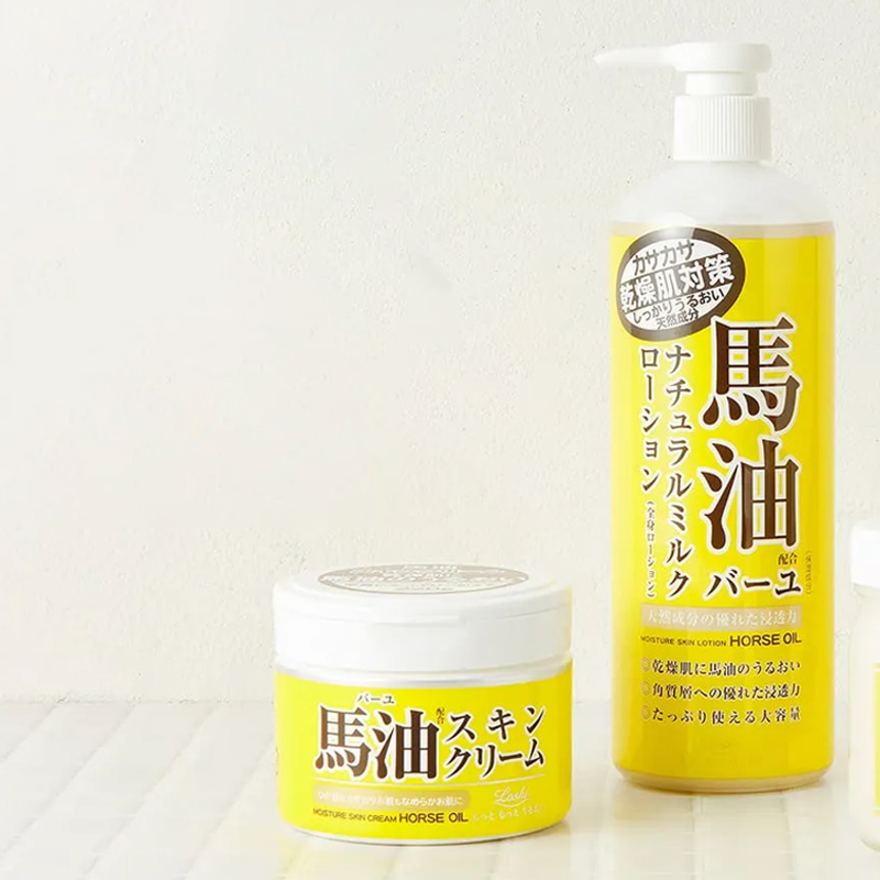 【保税仓】loshi马油面霜220g/身体乳485ml润肤乳液