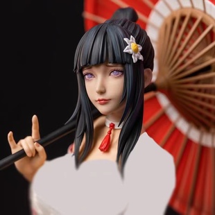 火影忍者 和服雏田 手办模玩 女雕和服精品桌搭摆件雕像