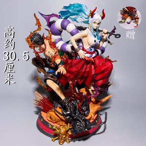 海贼王 梦幻联动 大和X艾斯 艾斯凯多女儿手办摆件雕像模型礼物
