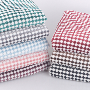 新款秋冬阳离子单面法兰绒布料短毛绒豆豆绒柜台绒布diy抱枕面料