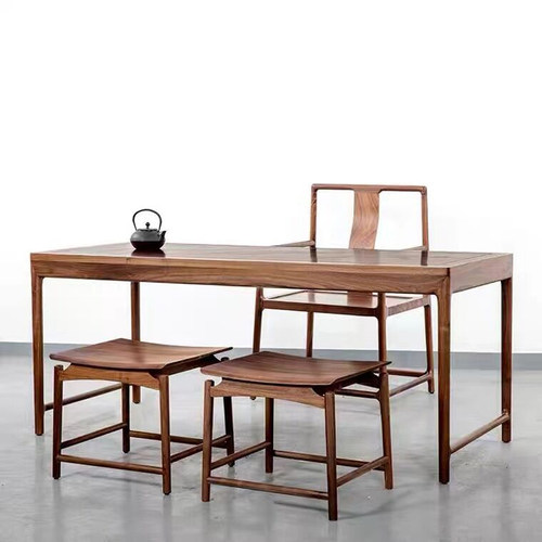 新中式茶艺桌家用简约原木泡茶