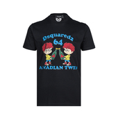 Dsquared2二次方男卡通印花全棉短袖 T恤男士 春夏推广XY