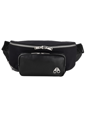 Moose Knuckles慕斯纳可兹男女同款徽标尼龙腰包挎包男女新品XY