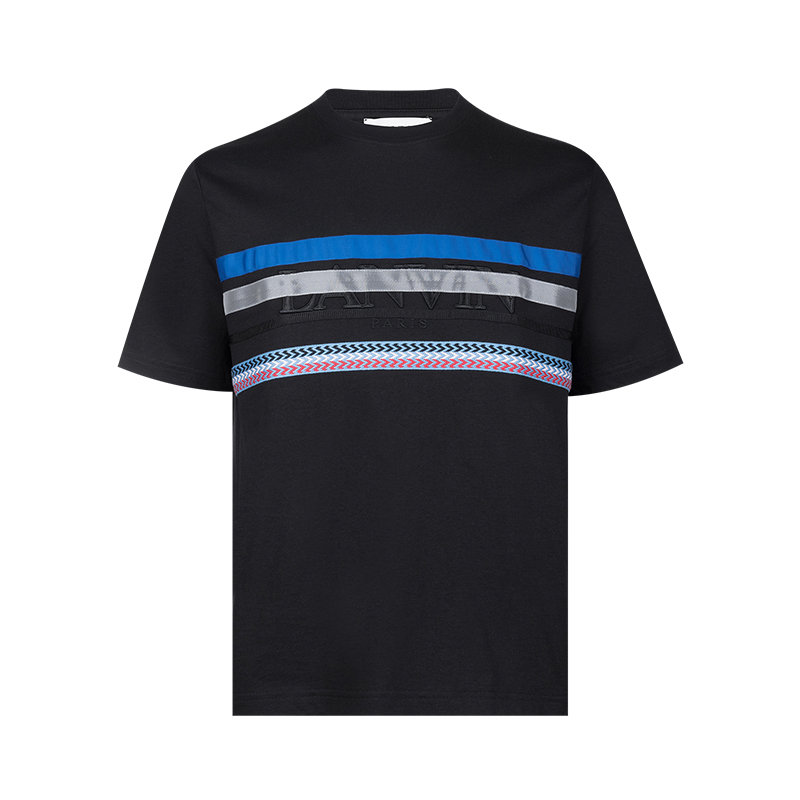 LANVIN男士全棉短袖T恤