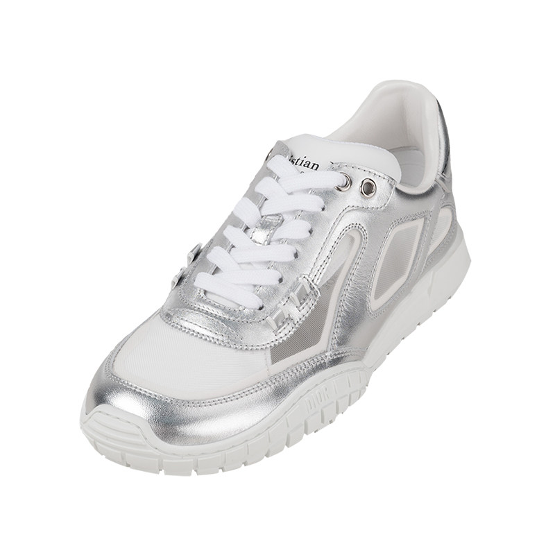 DIOR迪奥女士皮革粒面圆头系带低帮生活休闲鞋女2026年春夏新款