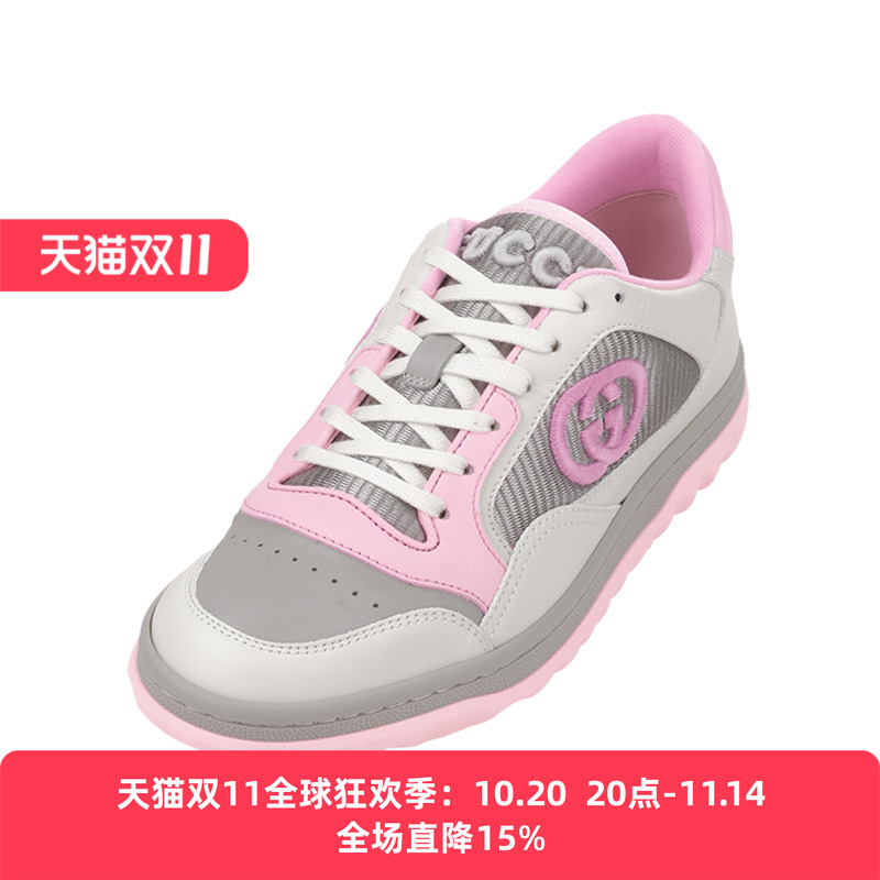 古驰女士刺绣复古低帮板鞋